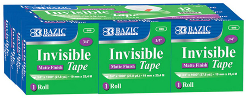 BAZIC 3/4" X 1296" Invisible Tape Refill