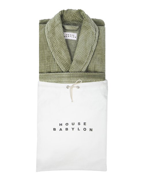 Bathrobe | Velour Laurel Green