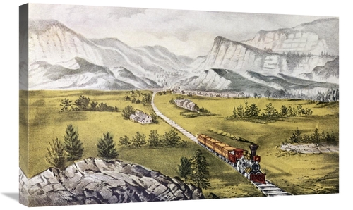 Global Gallery GCS-277181-30-142 30 in. Great West Art Print - Currier