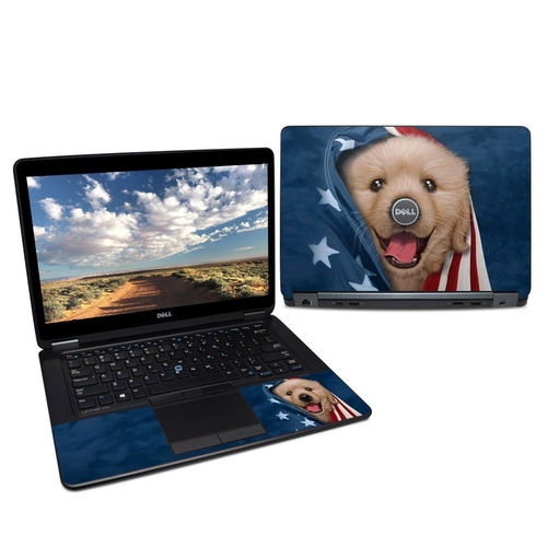 DecalGirl DLE7-PATRETRIEV Dell Latitude E7450 Skin - Patriotic Retriev