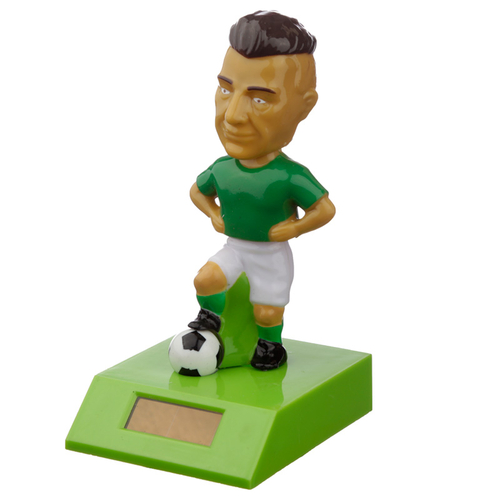 Collectable Green Shirt Footballer Solar Powered Pal