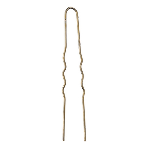 Bun hairpins Eurostil 2527 Bronze (20 pcs)