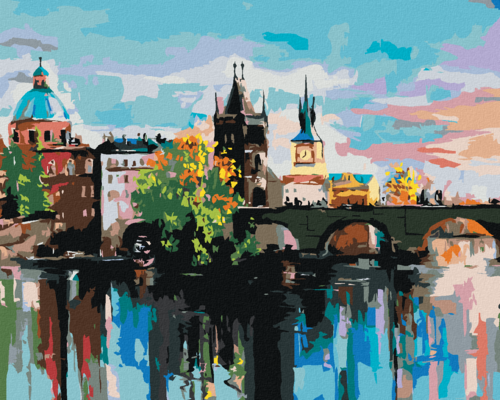 Paint by Numbers - COLOURFUL CHARLES BRIDGE