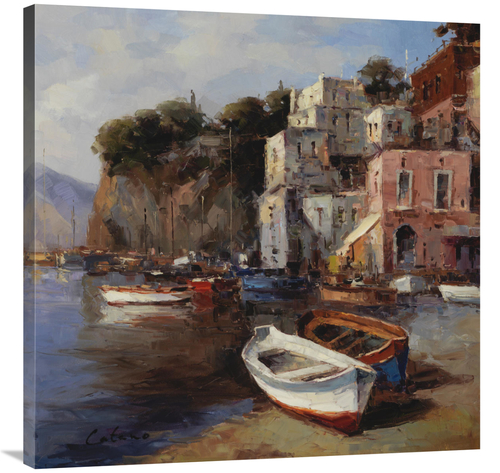 Global Gallery GCS-132560-3636-142 36 x 36 in. Lowtide Art Print - Cat