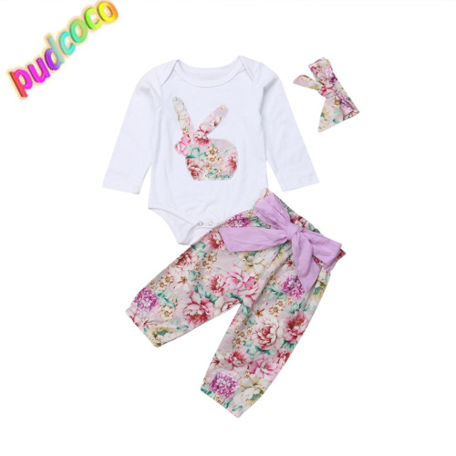 Newborn Infant Baby Girls Clothes Jumpsuit