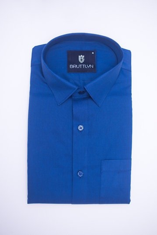 Men Indigo Blue Shirt Size Xl