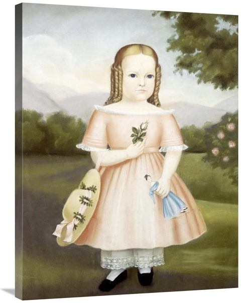 Global Gallery GCS-267351-36-142 36 in. Portrait of a Girl Art Print -