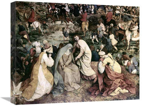 Global Gallery GCS-281797-22-142 22 in. The Procession to Calvary - De