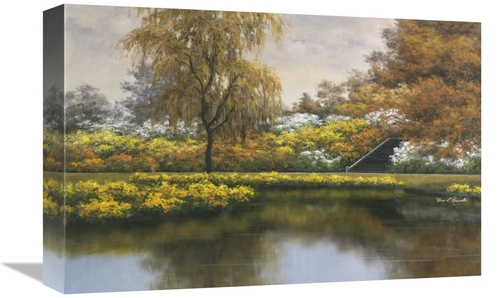 Global Gallery GCS-394005-1218-142 12 x 18 in. Floral Gardens Art Prin