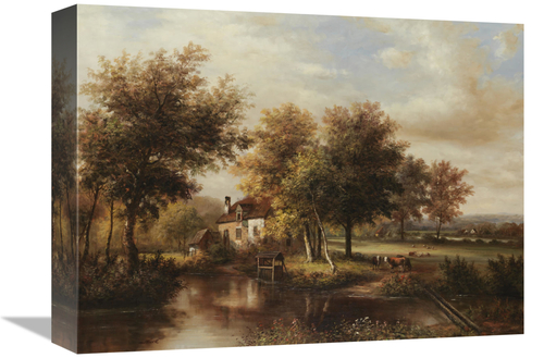 Global Gallery GCS-132433-1216-142 12 x 16 in. Avon Near Glastonbury A