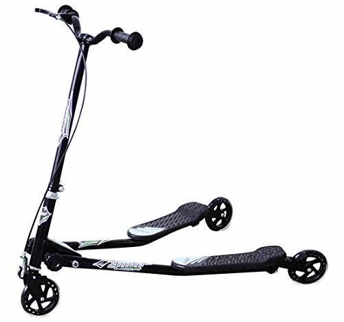 HOMCOM Swing Scooter 3 Wheels Foldable Speeder for Children Teenager,