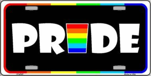 Smart Blonde LP-4742 Pride Metal Novelty License Plate