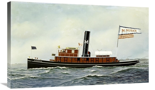 Global Gallery GCS-268157-36-142 36 in. M. Moran Tug Boat Art Print - 
