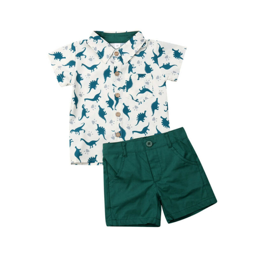 2019 New Toddler Baby Boys Clothes Sets Dinosaur