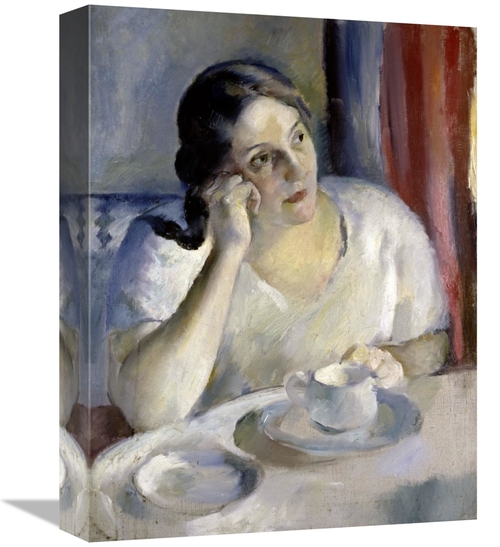 Global Gallery GCS-282647-16-142 16 in. A Cup of Tea La Tasse De Th Ar