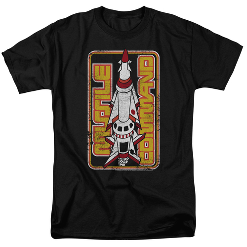 Trevco ATRI137-AT-6 Atari Missile-S by S Adult Short Sleeve Shirt,