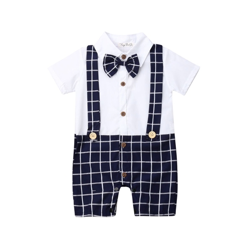 Newborn Baby Boy Rompers 0 24M Wedding Party