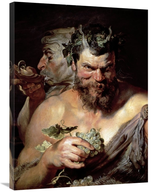 Global Gallery GCS-282789-36-142 36 in. The Two Satyrs Art Print - Pet