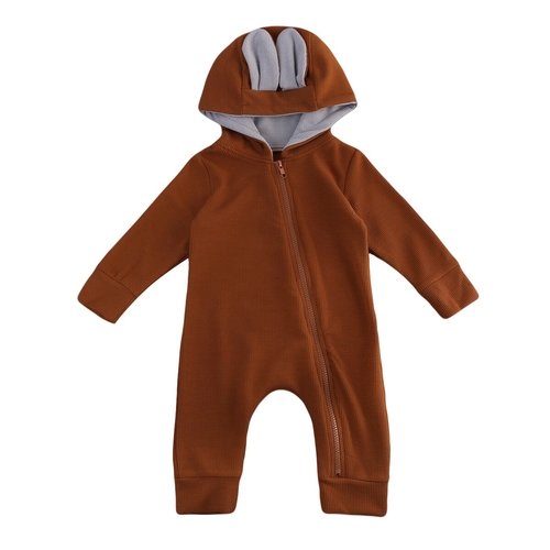 Newborn Baby Boy Girl Infant Deer 3D Ear Romper