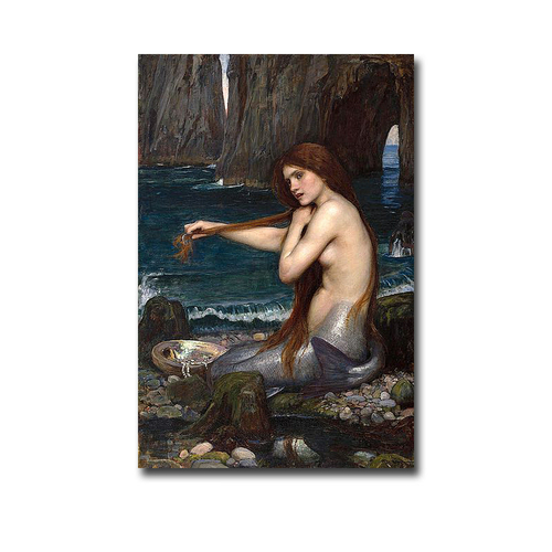Artistic Home Gallery 2436X835IG The Mermaid by John Waterhouse Premiu