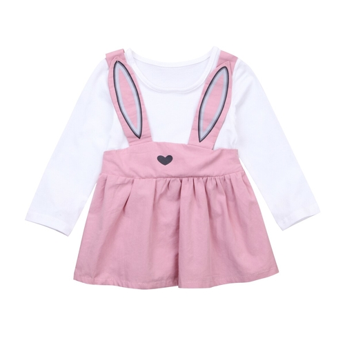 Newborn Baby Girl Rabbit Party Casual Dress