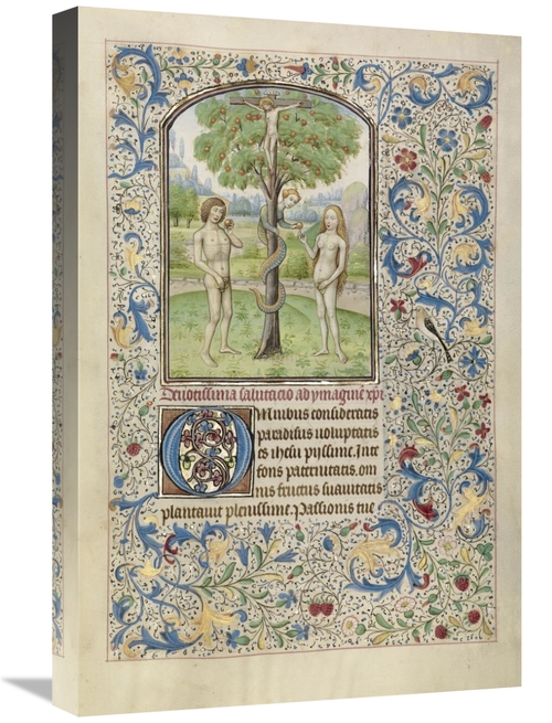 Global Gallery GCS-454748-1624-142 16 x 24 in. Adam & Eve Eating the F