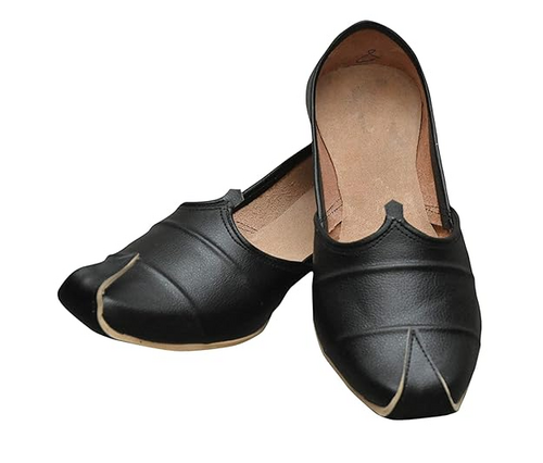 Men's Loafers Shoes Stylish Juti (Size-UK-6) (Color-BLACK)