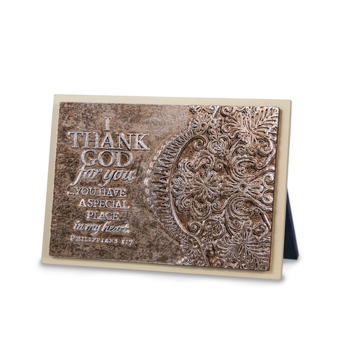 Lighthouse Christian Products 89353 Small Plaque - Moments of Faith-I 