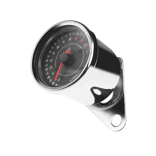 12V Motorcycle Tachometer Gauge LED Backlight 13K