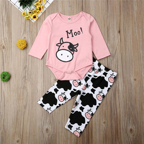 Pudcoco Autumn 2pcs Newborn kids Baby Boy Girl