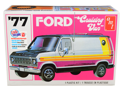 Skill 2 Model Kit 1977 Ford \Cruising Van\" 1/25 Scale Model by AMT"
