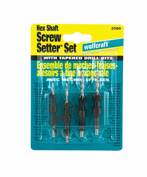 Mibro Group 2590 Screw Setter Bit Set - 4 Piece