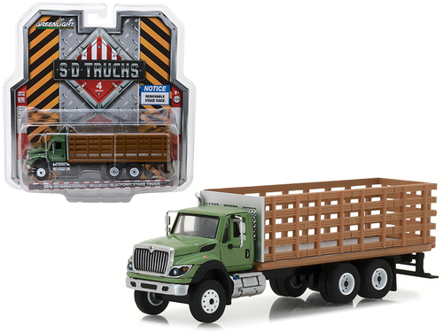 2018 International WorkStar Platform Stake Truck with Wood Effect