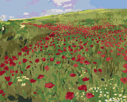 Paint by Numbers - Meadow with Poppies (PÁL SZINYEI MERSE)