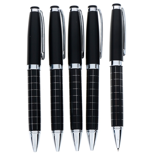 1pc Rotating Metal Ballpoint Pen Stainless Steel