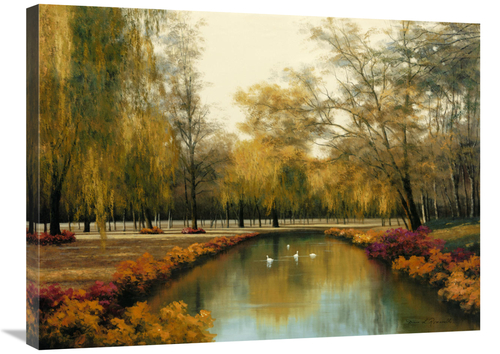 Global Gallery GCS-126541-2432-142 24 x 32 in. Weeping Willow Art Prin