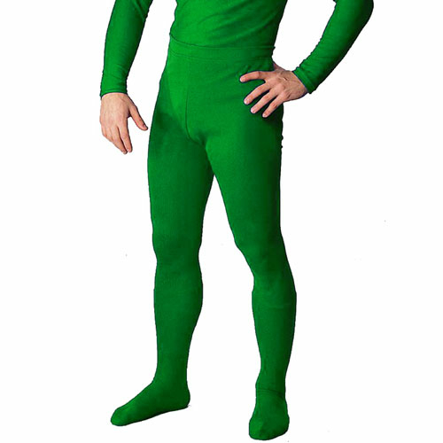 Rubies Costume Co 34621 Professional Tights Kelly Green - Men Size Lar