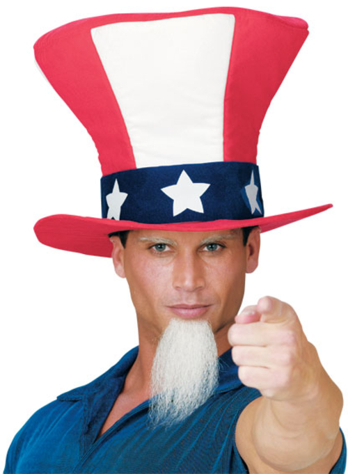 Costumes For All Occasions FW93401 Uncle Sam Hat W Beard