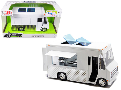 Food Truck White \Just Trucks\" Series Diecast Model by Jada"