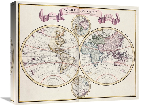 Global Gallery GCS-267400-22-142 22 in. Nieue Hand-Atlas Art Print - I