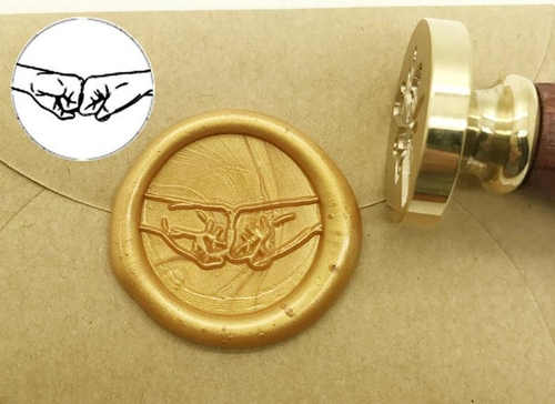 Fist Relatives Wax Seal Stamp Kit Invitation Sealing Wax Stamp