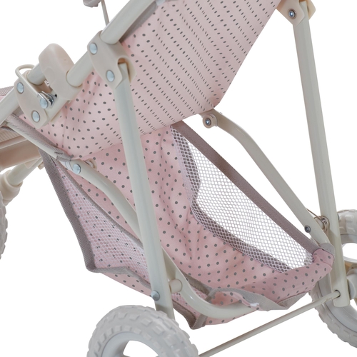 Olivia's Little World Pink Doll Pram Pushchair