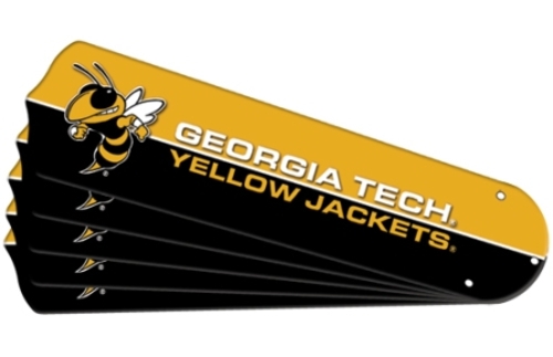 Ceiling Fan Designers 7990-GAT New NCAA GEORGIA TECH YELLOW JACKETS 52