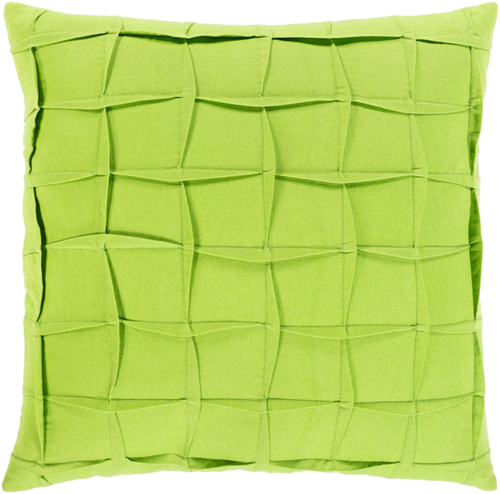 Surya HLN002-2222 22 x 22 in. Halen Woven Pillow Cover, Lime