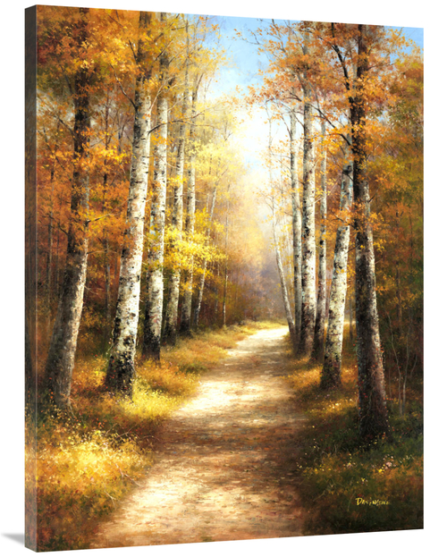 Global Gallery GCS-139162-3040-142 30 x 40 in. Birch Walk Art Print - 