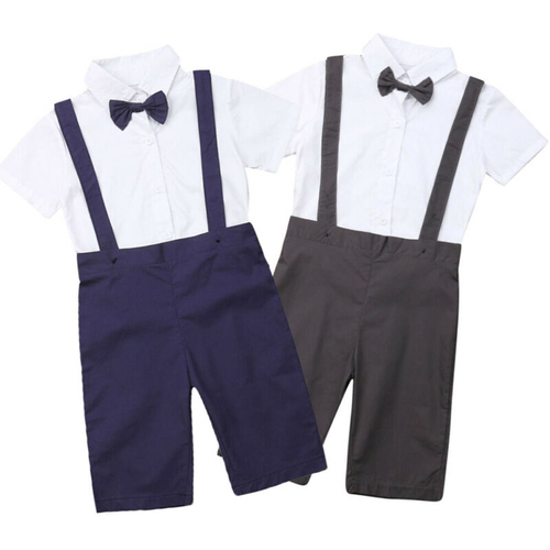Newborn Kids Baby Boy Gentleman Formal Suits