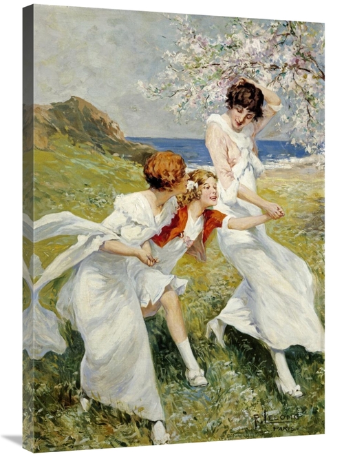 Global Gallery GCS-266759-36-142 36 in. A Spring Day by the Seashore A