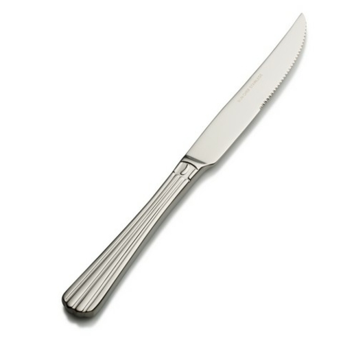 Bon Chef S1615 9.48 in. Britany Euro Solid Handle Steak Knife, Pac