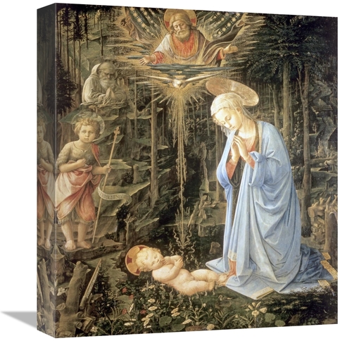 Global Gallery GCS-276697-16-142 16 in. Madonna & Child with Saint Jer