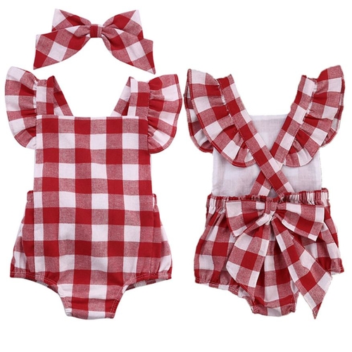 Newborn Baby Girl Cotton Bowknot